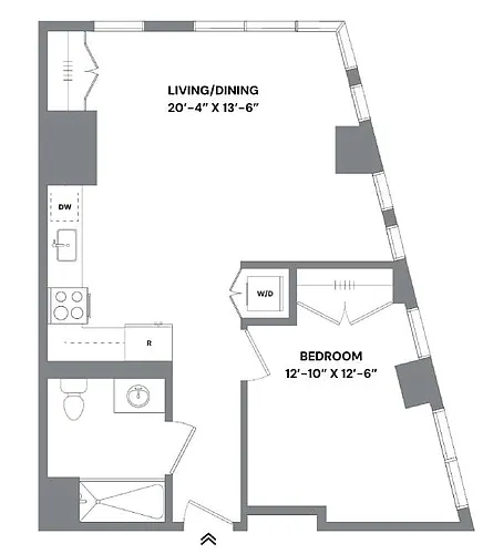 Floor plan 1C