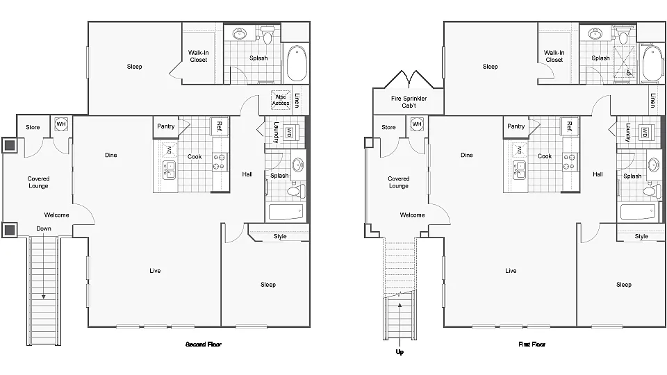 Floor plan Redstone