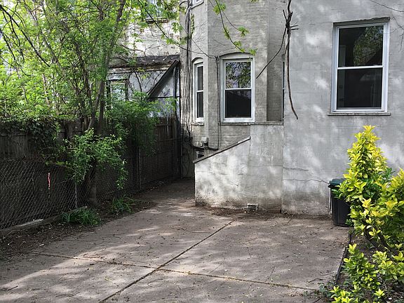 Large private backyard