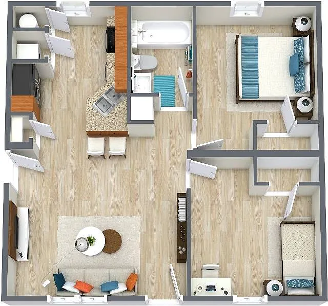 Floor plan Pacific Crest