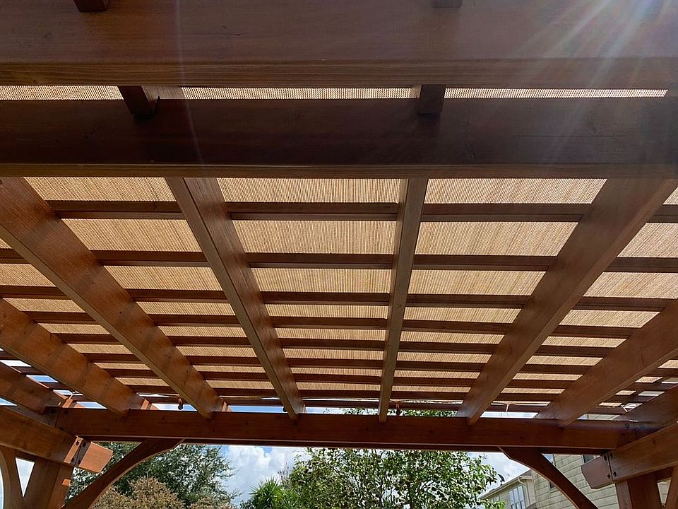 Pergola with cover