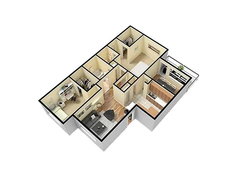 Floor plan 2X2