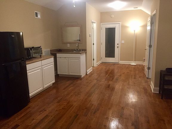 Main living area and kitchenette