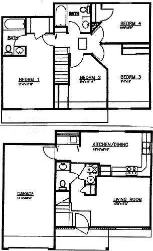 Floor plan 4 Bedroom Home