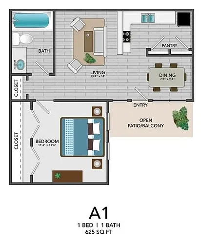 Floor plan A1