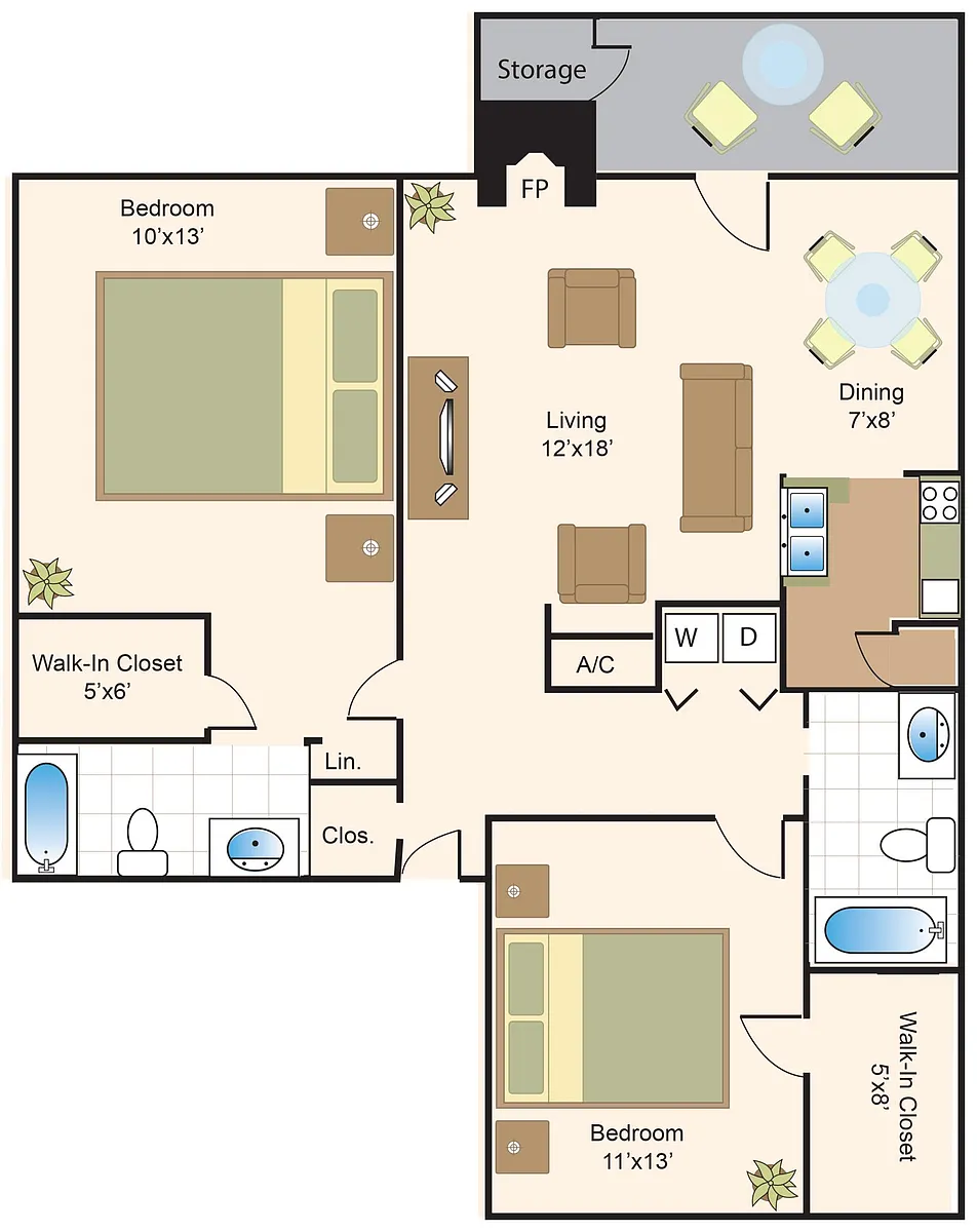 Floor plan E