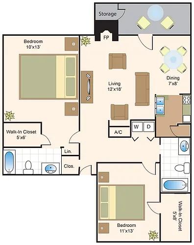 Floor plan E