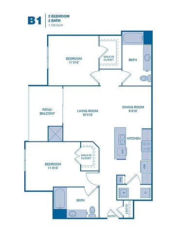 Floor plan B1