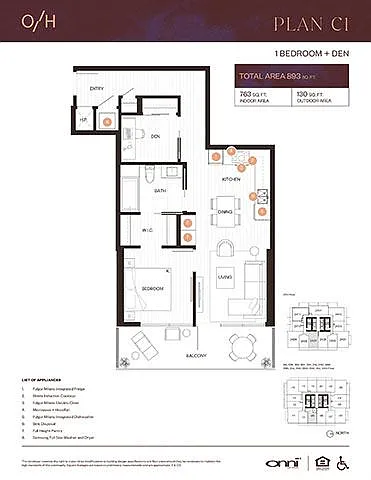 Floor plan Plan C1