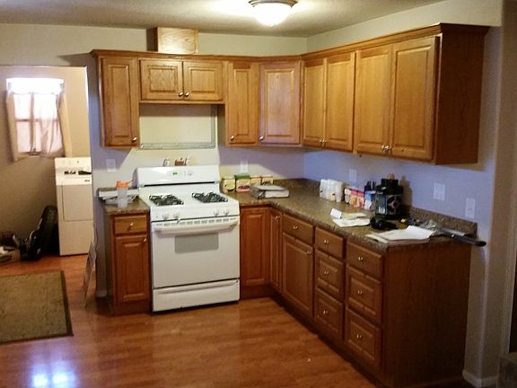 NEW FLOORS AND CABINETS