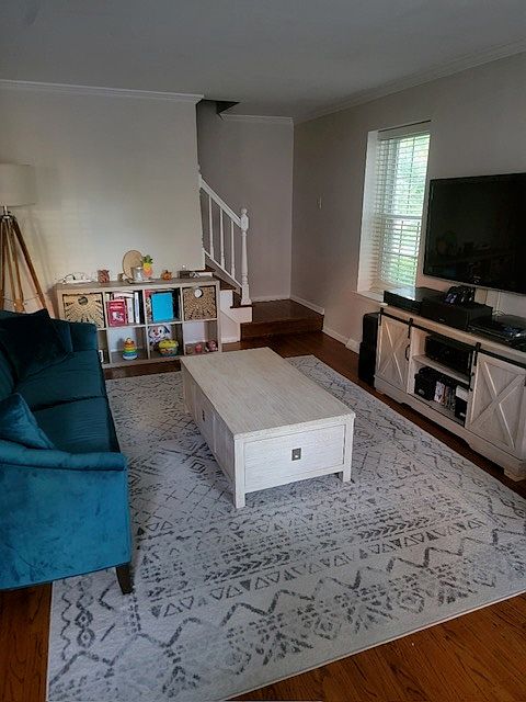 Living Room facing stairs