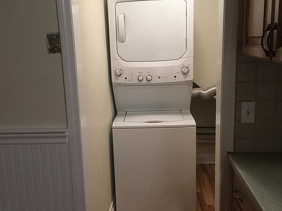 Washer dryer off kitchen