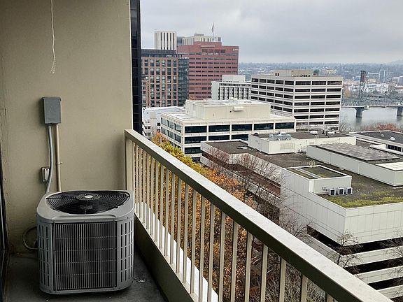 Deck w/AC and view looking NE