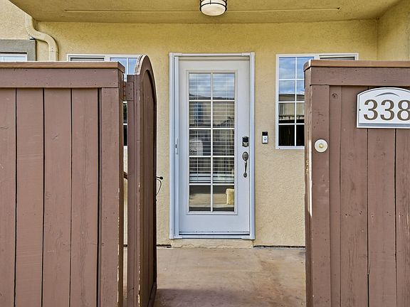 Gate has external doorbell prior to entry to your unit