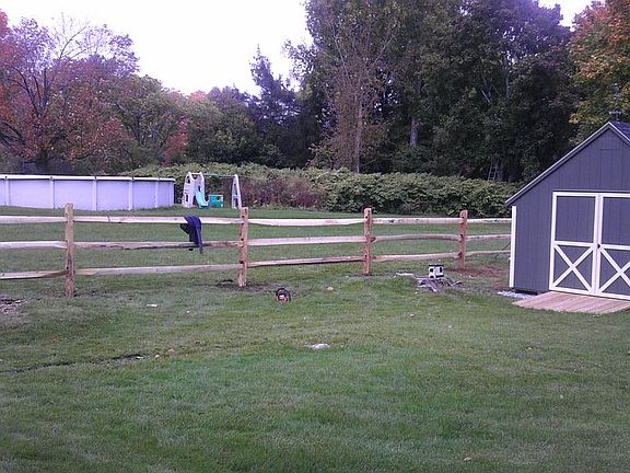 Back Yard Shed & Fence