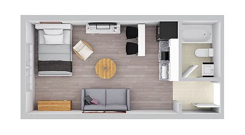 Floor plan Studio