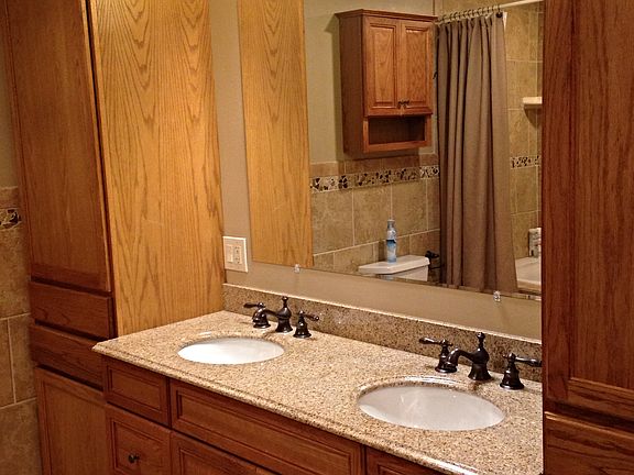 His and Her Sinks granite