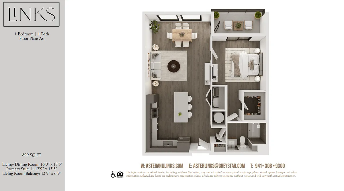 Floor plan Links A6