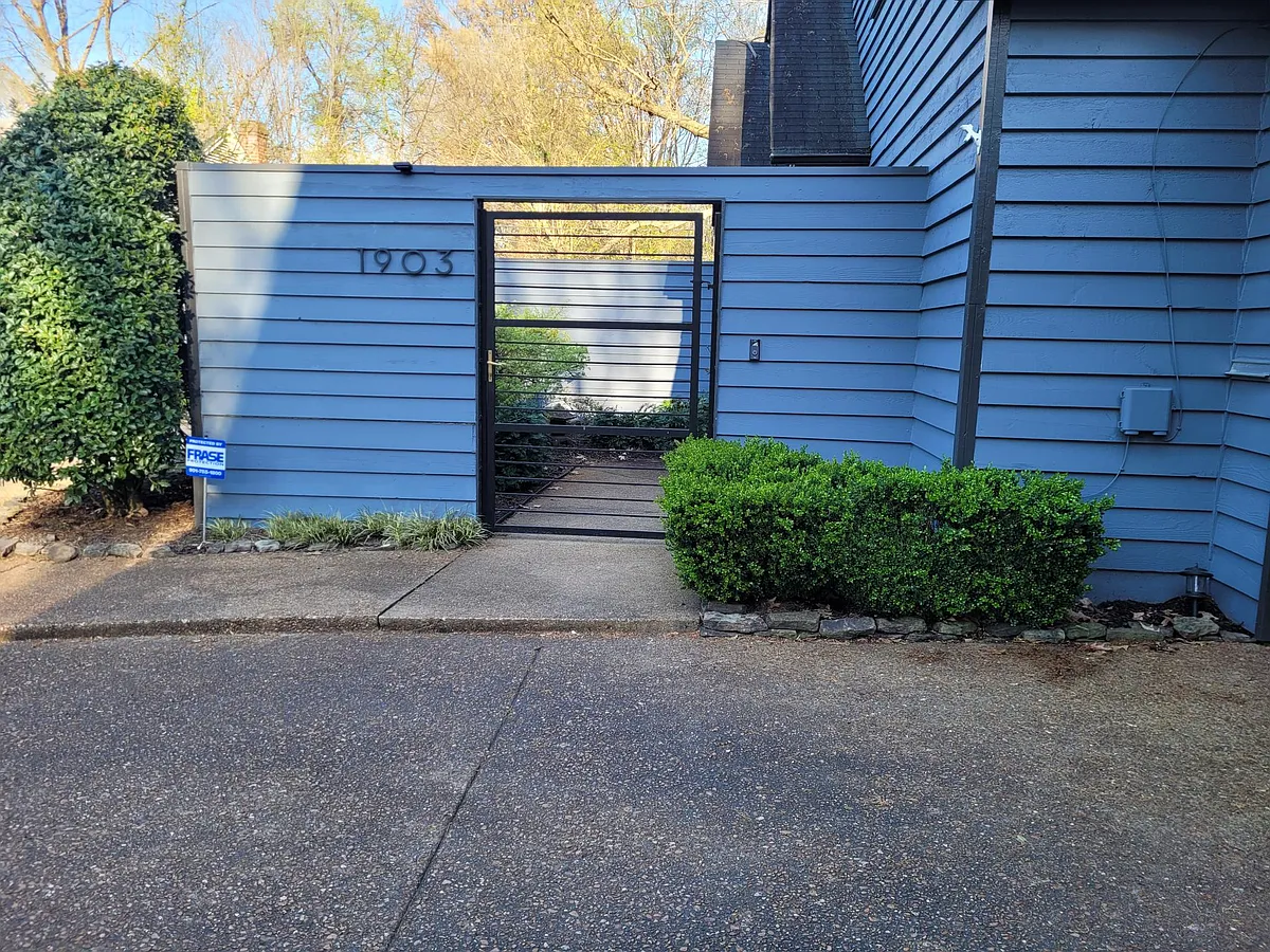 Patio entrance that leads to front door - 1903 Crump Ave