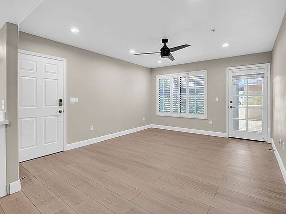 Living Room with shutters