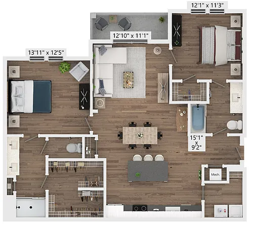 Floor plan Hibiscus