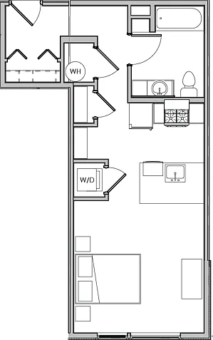 488 square foot Studio apartment 488 square foot Studio apartment