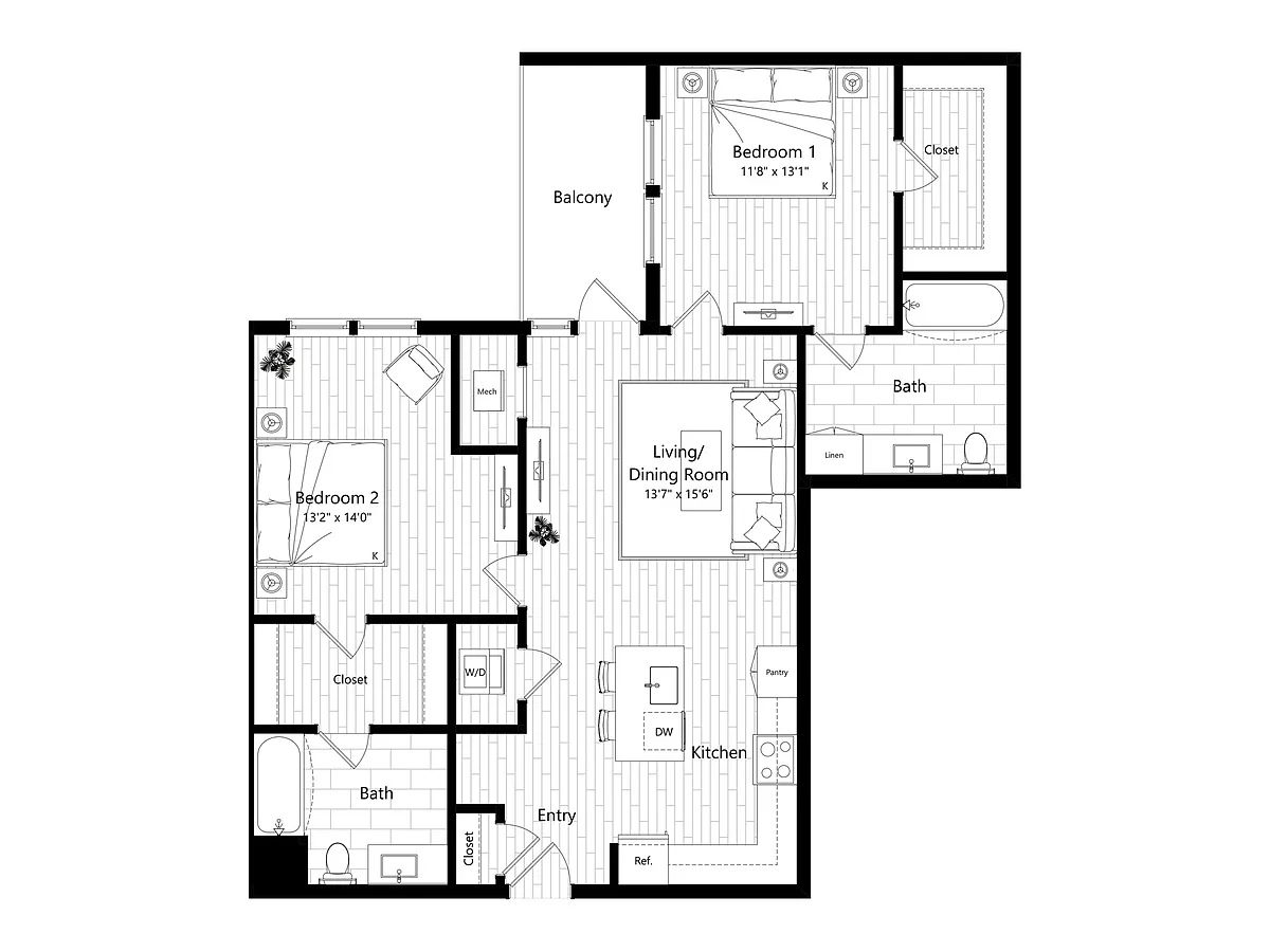 Floor plan B4
