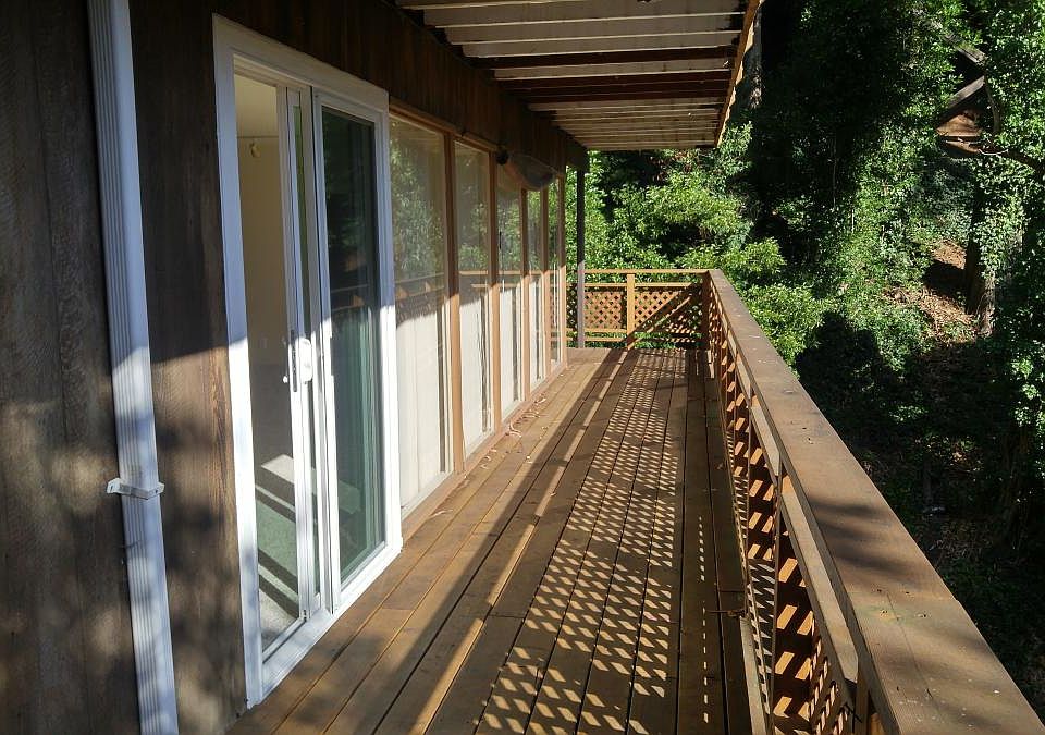 Large wrap around deck.