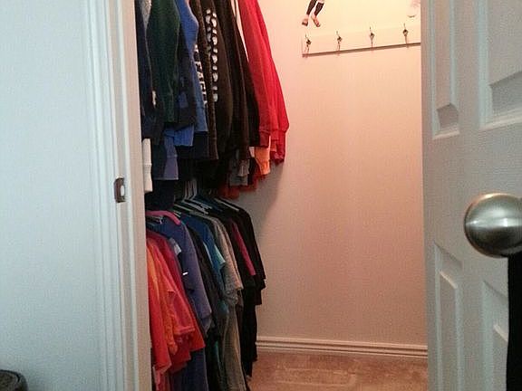 Master walk in closet