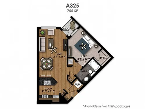 Floor plan A325