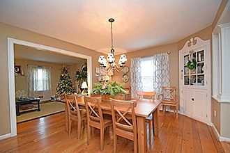 Another view of dining rm
