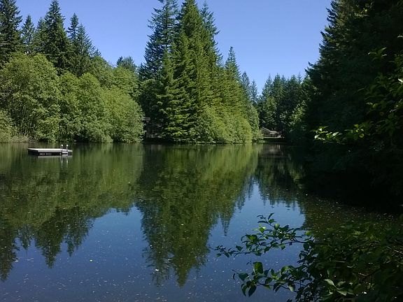 Little lake across road 