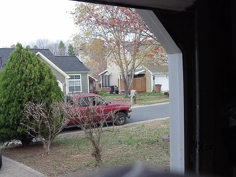 View from a garage