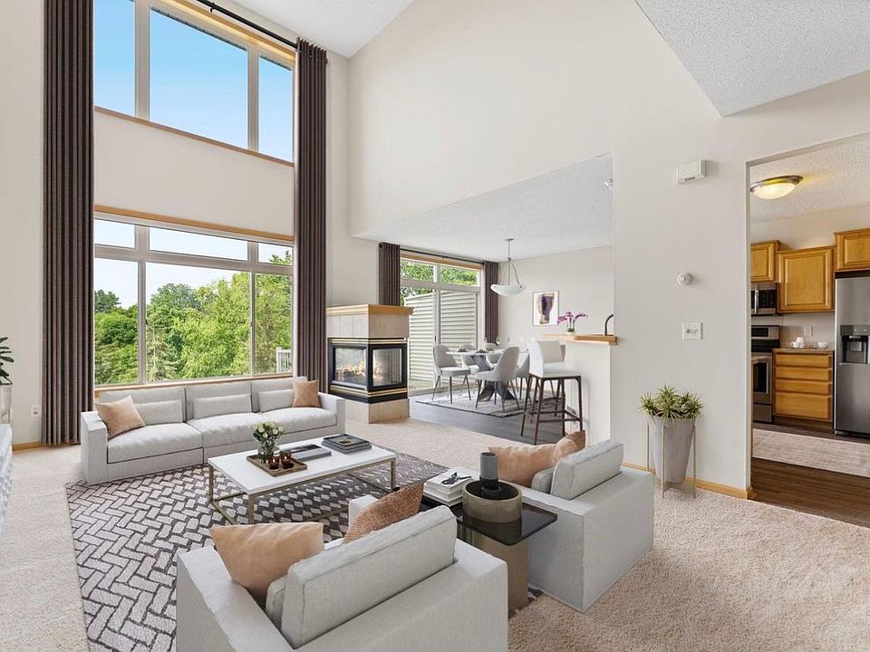 Main level open floor plan
