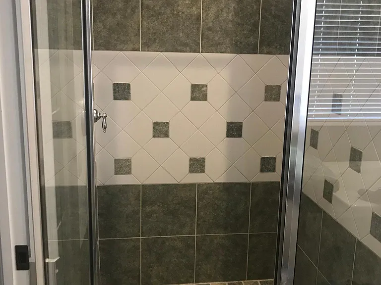 Master shower
