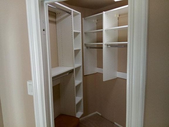built-ins inside closet