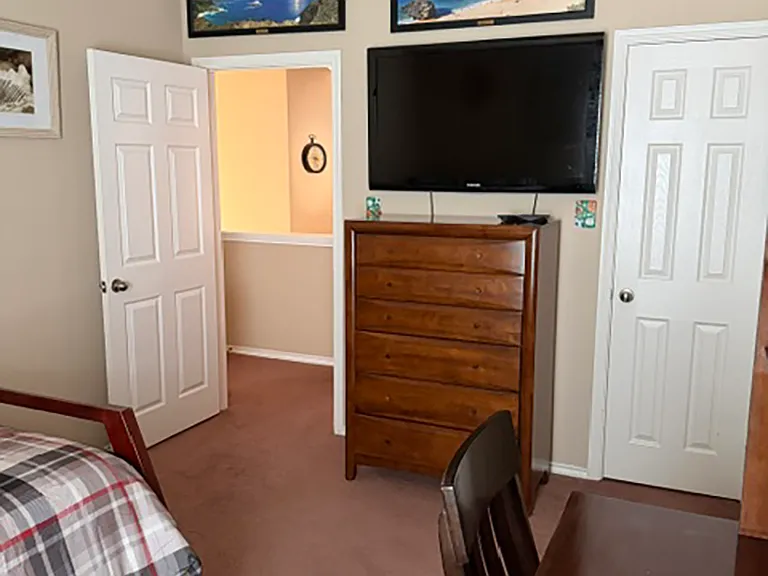 55 inch TV in 2nd Bedroom