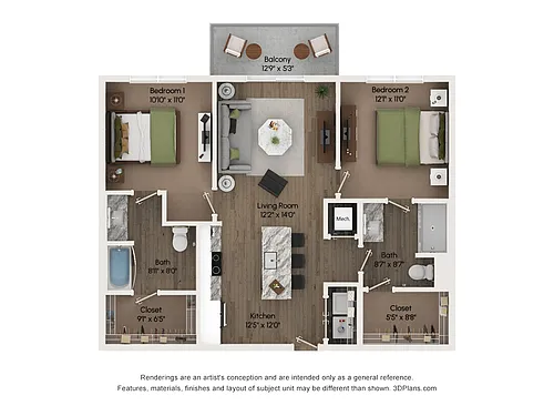 Floor plan B1