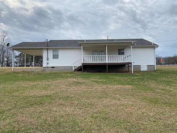 View of back and porch