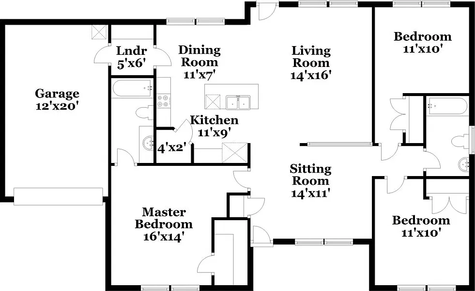 3 bed, 2.0 bath, 1276 sqft, $2,780 — Photo 2