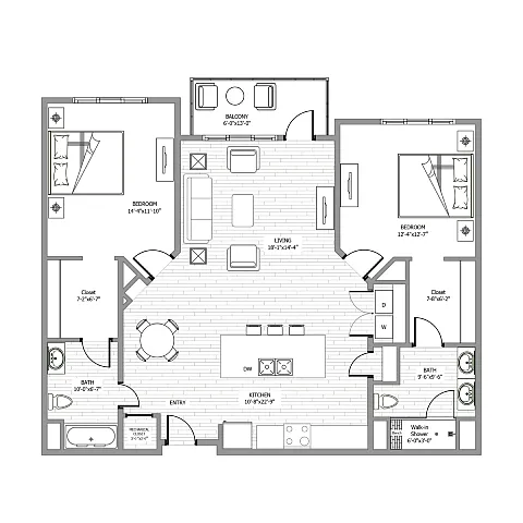 Floor plan B7
