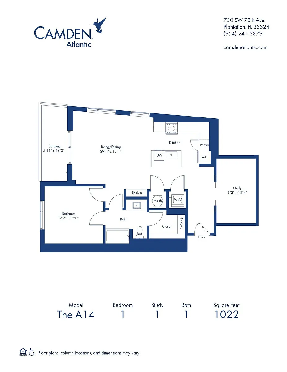 Floor plan The A14