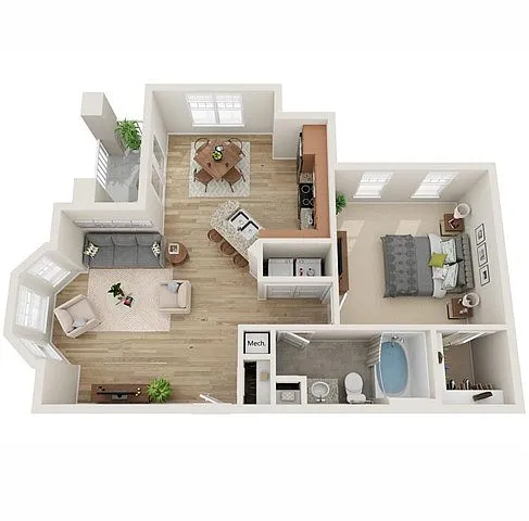 Floor plan A1-HC