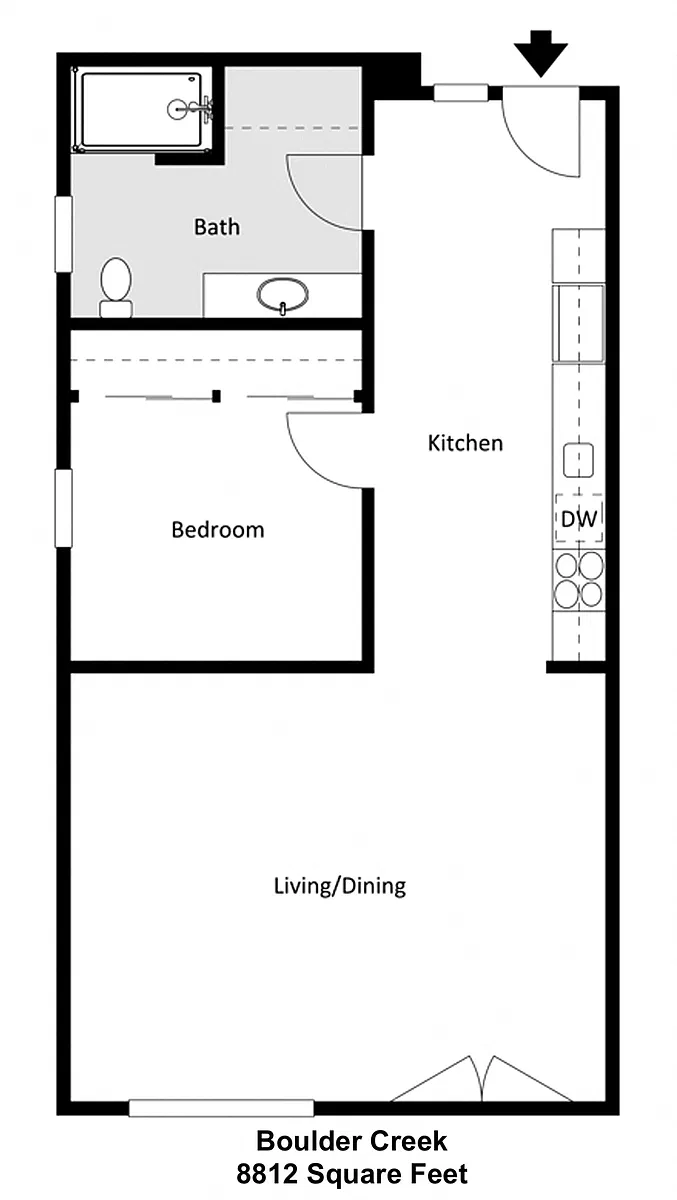 Floor plan Boulder Creek