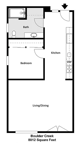 Floor plan Boulder Creek