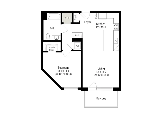 Floor plan 1A