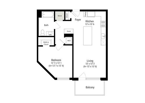 Floor plan 1A