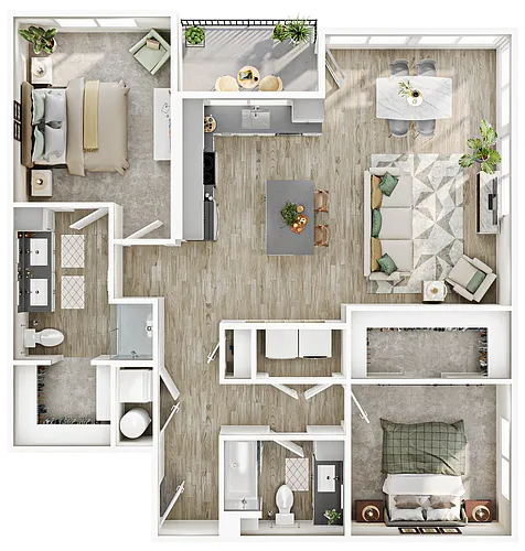 Floor plan B3