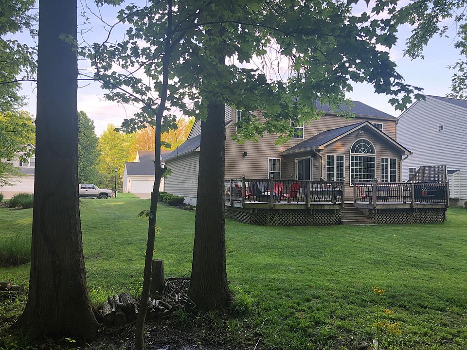 Back of house and deck from rear property line