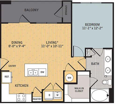 Floor plan A3C
